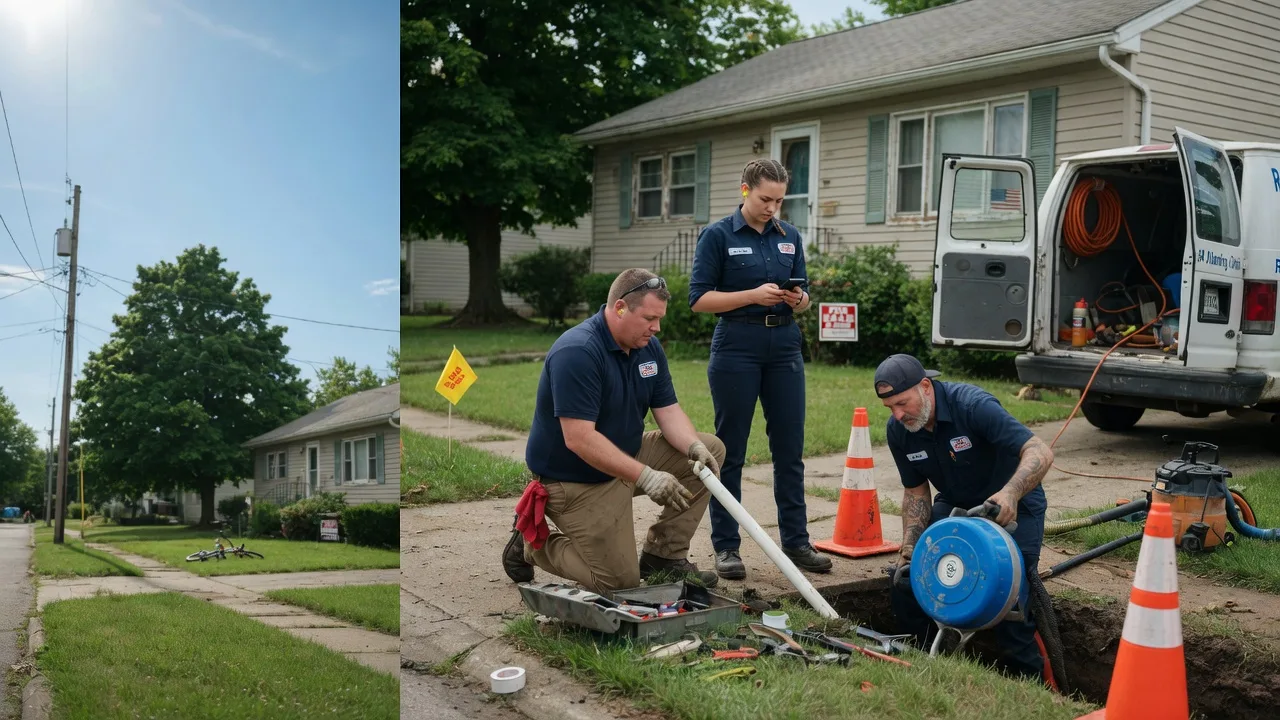 Sewer Line Repair in New Paris, OH near me